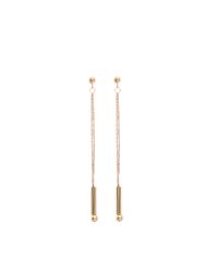 Ginette NY Metallic Mini Straw Earrings