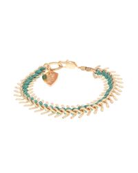 Lizzie Fortunato | Blue Gold Scale Bracelet | Lyst