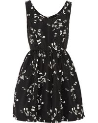 miu miu black mini dress