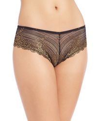 Wacoal | Black Embrace Lace Tanga | Lyst