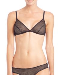 Hanro | Black Adelia Soft-cup Bra | Lyst