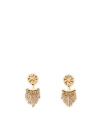 Rebecca Minkoff | Metallic Front Back Caged Earring | Lyst