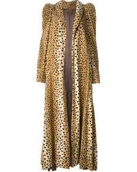 biba leopard print coat