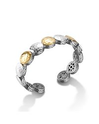 John Hardy | Metallic Hammered Cuff | Lyst