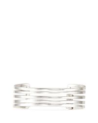 Philippe Audibert | Metallic Stripe Layer Cuff | Lyst