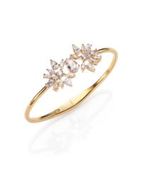 Adriana Orsini | Metallic Lavish Small Bangle Bracelet/goldtone | Lyst