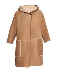 M.i.h Jeans Bay Shearling Coat in Brown - Lyst