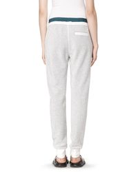 Alexander Wang White French Terry Sweatpants