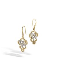 John Hardy | Metallic Classic Chain Small Braided Drop Earrings | Lyst