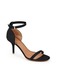Givenchy | Black Leather Sandals | Lyst