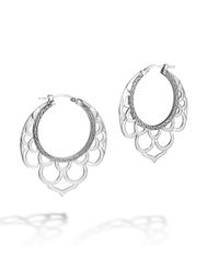 John Hardy | Metallic Naga Hoop Earring | Lyst