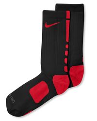 red basketball socks