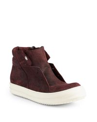 rick owen platform sneakers