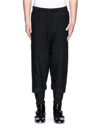 double layer track pants