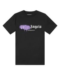 Palm Angels Shanghai Sprayed Logo Tee 