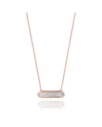 Monica Vinader | Pink Baja Mini Necklace | Lyst
