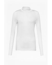 French Connection | White Pipa Polo Neck Top | Lyst