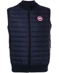 canada goose chaleco blanco