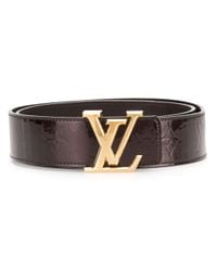 lv belt womens black