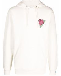 Vans Baumwolle Hoodie mit Blumen-Print in Weiß für Herren - Lyst