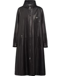 prada raincoat womens