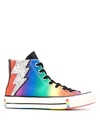 rainbow converse sneakers