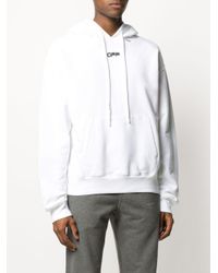 Off-White c/o Virgil Abloh Hoodie Met Logo in het White voor heren