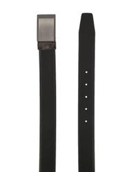 Cerruti 1881 Leather Black Minimal Belt for Men | Lyst