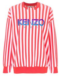 Sweat rayé KENZO en coloris Red