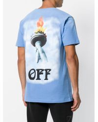 off white statue of liberty shirt