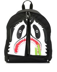 bape black backpack