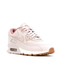 Nike Air Max 90 Lea Sneakers in Pink & Purple (Pink) - Lyst Nike Air Max 90 Lea Sneakers in Pink & Purple (Pink) - Lyst