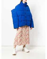 Junya Watanabe Blue Gesteppte Jacke