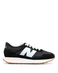 Zapatillas bajas 237 New Balance de Cuero de color Negro | Lyst