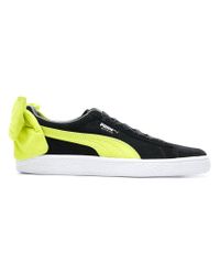 Baskets à nœud à l'arrière Daim PUMA en coloris Noir - Lyst