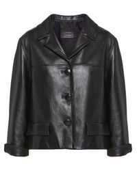 prada leather jacket price