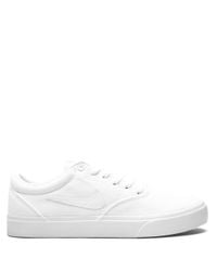 Nike Leather Sb Charge Sneakers in White for Men | Lyst Australia