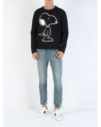 Gucci Cotton Snoopy Sweatshirt In Black For Men Lyst Gucci Cotton Snoopy Sweatshirt In Black For Men Lyst