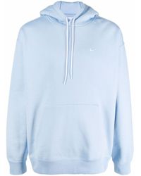Nike Lab Fleece Hoodie in Blue for Men - Lyst