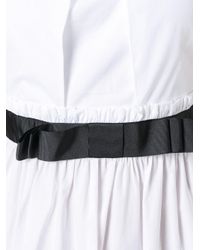 Twin Set White Flared Dress