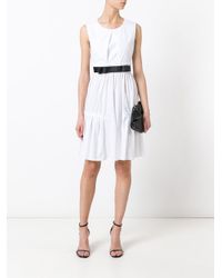 Twin Set White Flared Dress