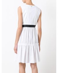 Twin Set White Flared Dress