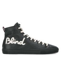 Gucci Leather Blind For Love Sneakers 