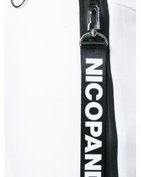 Nicopanda White Classic Joggers