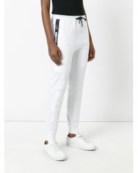 Nicopanda White Classic Joggers