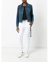 Nicopanda White Classic Joggers