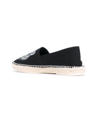 kenzo tiger espadrilles black