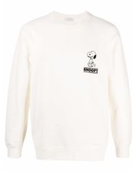 Sudadera Snoopy Smile Sandro de hombre de color Blanco | Lyst