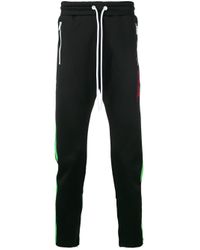 Pantaloni sportivi con banda lateraleDIESEL in Cotone da Uomo colore Nero |  Lyst