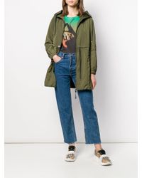 Moncler Getailleerde Parka in het Green